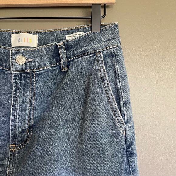 Rails Speedway Cargo Pant in Breezy Blue Relaxed Slouchy Boyfriend Jeans Size 25 - Picture 11 of 16